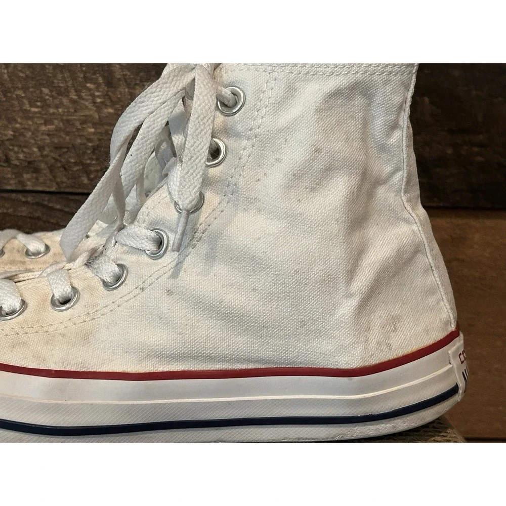 Converse Chuck Taylor All Star Hi Top Shoes Optical White Size M 6.5 W 8.5 M7650